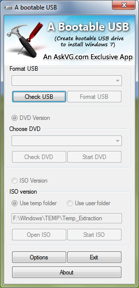 Windows per USB-Stick installieren