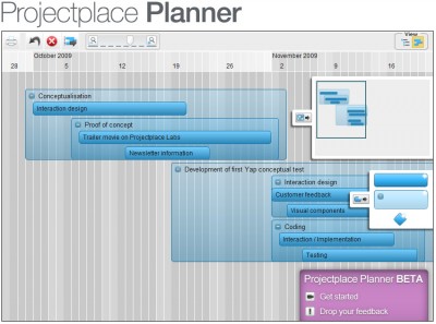 Projectplace Planner Kalenderansicht