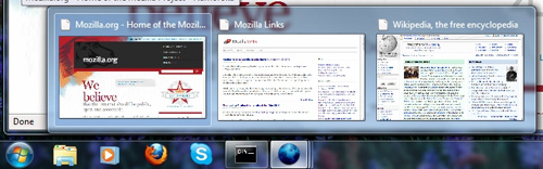 Firefox 3.6 Tabvorschau in Windows 7