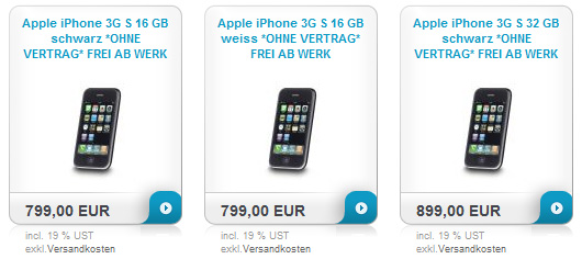 iPhone 3GS bei Simyo