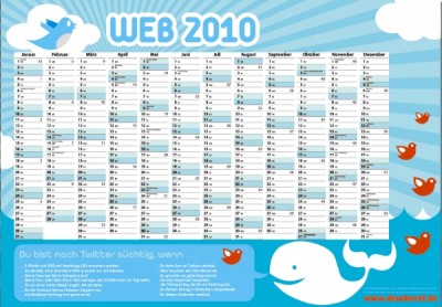 Twitter-Wandkalender 2010