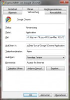 Google Chrome User Agent Änderung