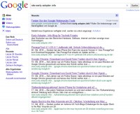 Google site-Abfrage