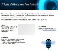 Google Android 3.0 Event