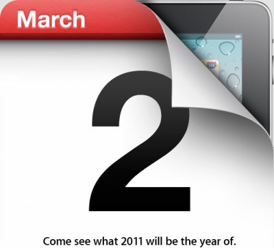 iPad 2 Keynote Einladung