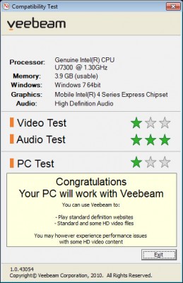 Veebeam Compatibility Notebook