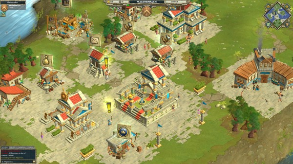 Age of Empires Online: Screenshot der Hauptstadt