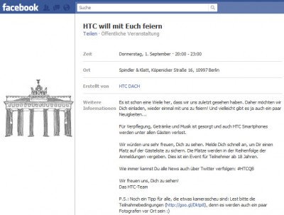 HTC Event in Berlin