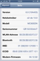 iOS 6 auf dem iPhone 4