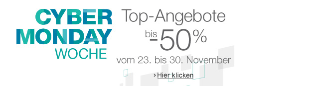 Amazon Cyber Monday Woche 2013