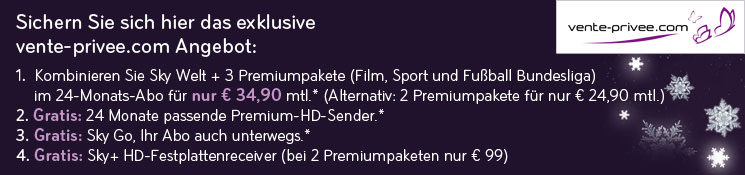 Sky Angebote bei vente-privee